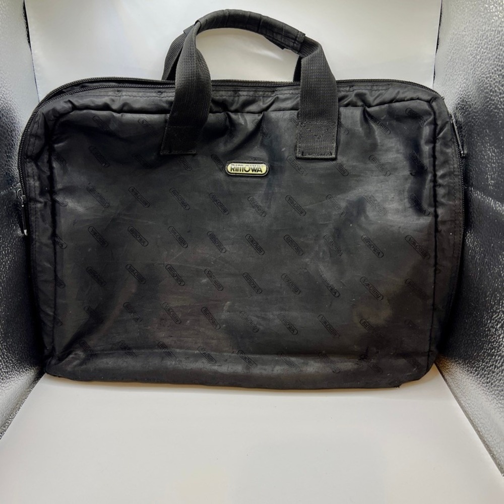 Rimowa Nylon Laptop Soft Case Briefcase Document Bag Black Approx 12x15x3 Travel